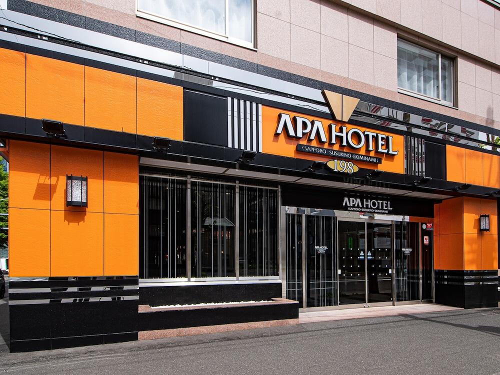 Apa Hotel Sapporo Susukino Eki Minami Buitenkant foto