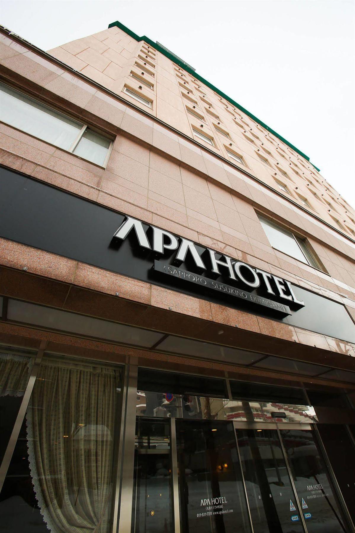Apa Hotel Sapporo Susukino Eki Minami Buitenkant foto