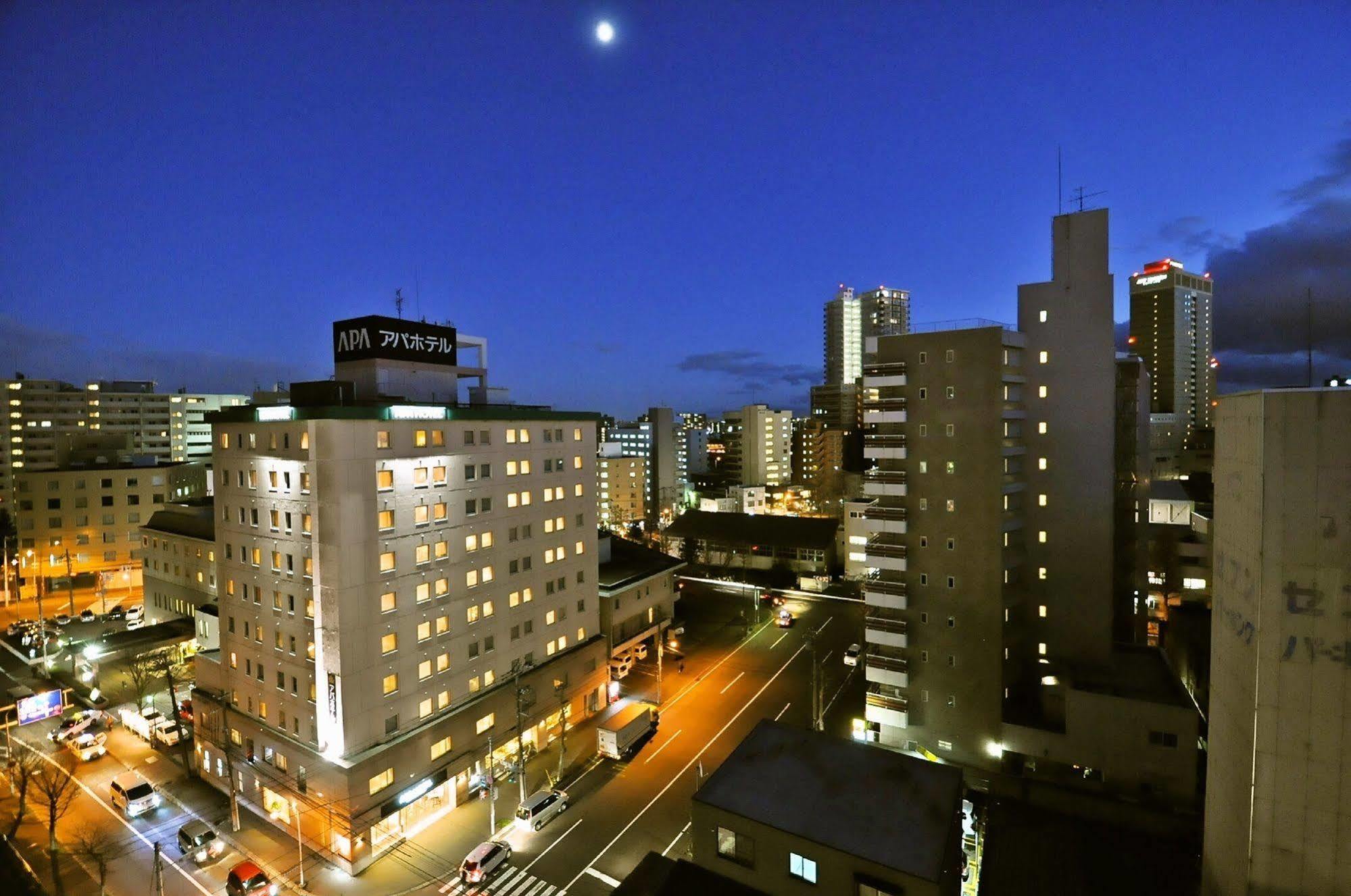 Apa Hotel Sapporo Susukino Eki Minami Buitenkant foto