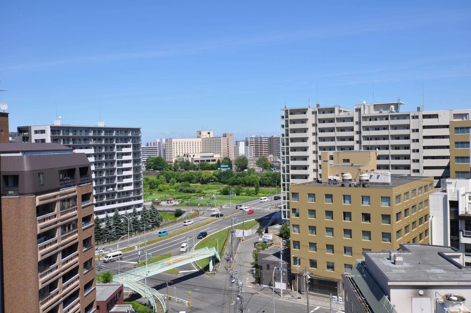 Apa Hotel Sapporo Susukino Eki Minami Buitenkant foto
