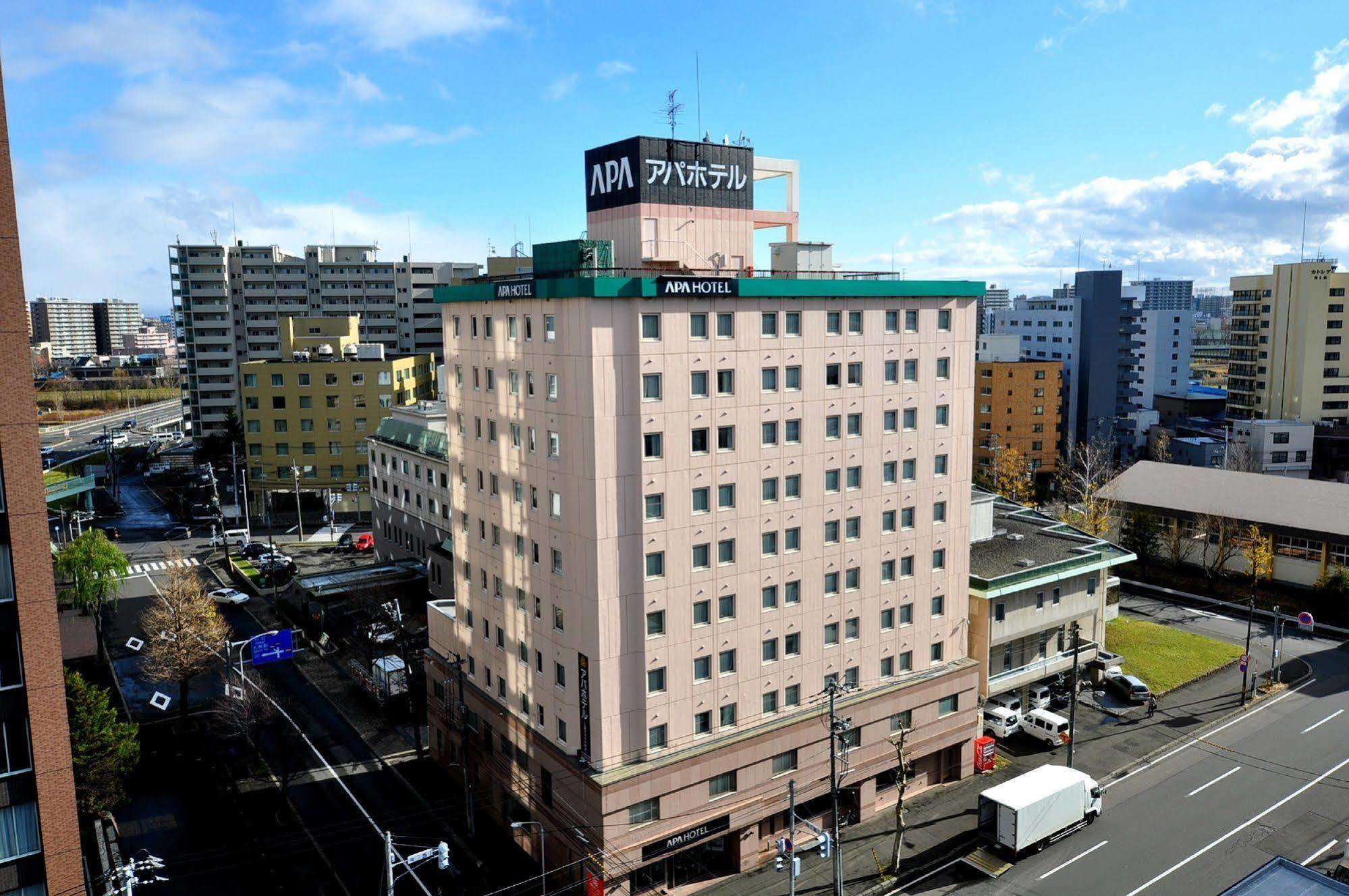 Apa Hotel Sapporo Susukino Eki Minami Buitenkant foto